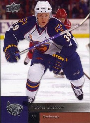 #79 Tobias Enstrom - Atlanta Thrashers - 2009-10 Upper Deck Hockey