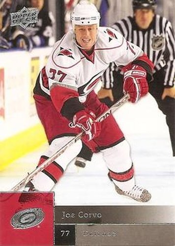 #83 Joe Corvo - Carolina Hurricanes - 2009-10 Upper Deck Hockey