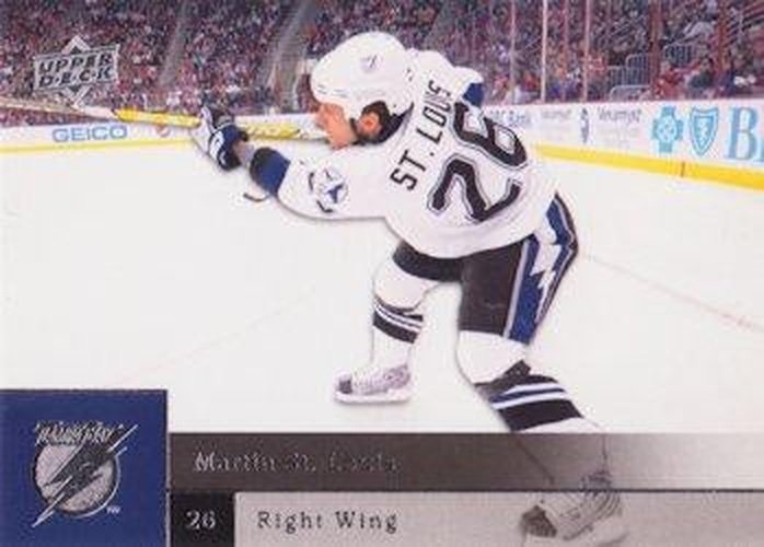 #87 Martin St. Louis - Tampa Bay Lightning - 2009-10 Upper Deck Hockey