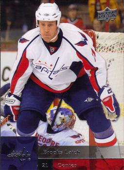 #96 Brooks Laich - Washington Capitals - 2009-10 Upper Deck Hockey