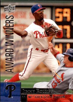 #963 Jimmy Rollins - Philadelphia Phillies - 2009 Upper Deck Baseball