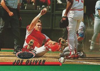 #96 Joe Oliver - Cincinnati Reds - 1993 Stadium Club Baseball