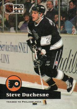 #96 Steve Duchesne - 1991-92 Pro Set Hockey