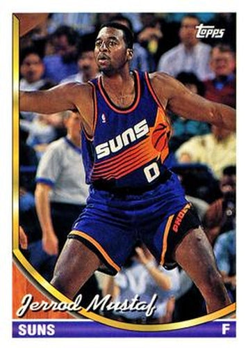 #96 Jerrod Mustaf - Phoenix Suns - 1993-94 Topps Basketball