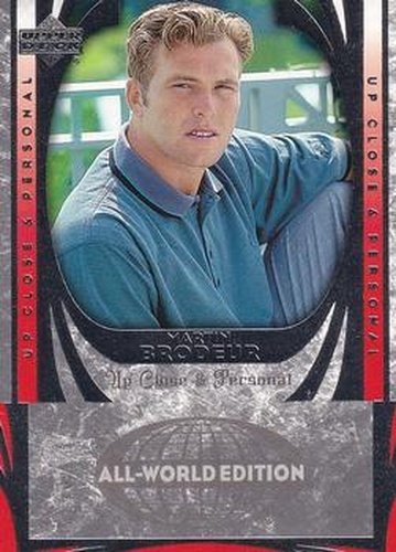 #96 Martin Brodeur - Canada - 2004-05 UD All-World Edition Hockey