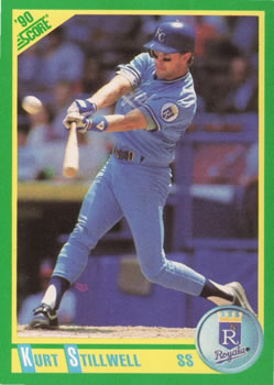 #96 Kurt Stillwell - Kansas City Royals - 1990 Score Baseball