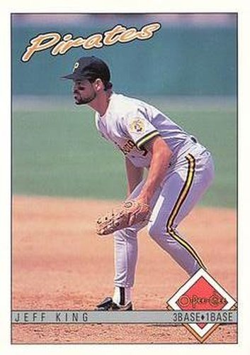 #96 Jeff King - Pittsburgh Pirates - 1993 O-Pee-Chee Baseball