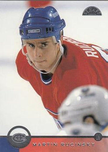 #96 Martin Rucinsky - Montreal Canadiens - 1996-97 Leaf Hockey