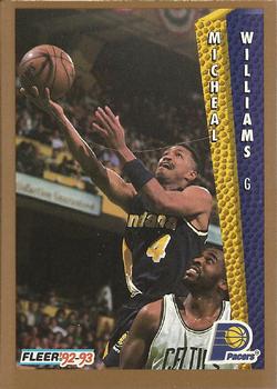 #96 Micheal Williams - Indiana Pacers - 1992-93 Fleer Basketball