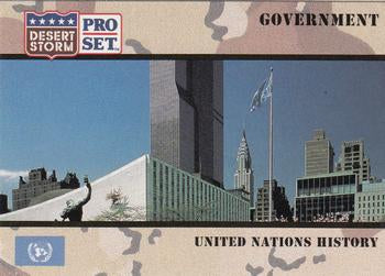 #96 United Nations History - 1991 Pro Set Desert Storm