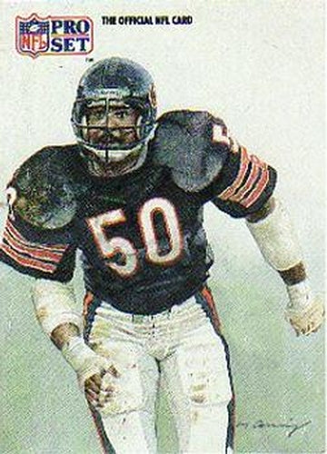 #396 Mike Singletary - Chicago Bears - 1991 Pro Set Football