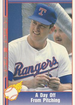 #96 Day Off from Pitching - Texas Rangers - 1991 Pacific Nolan Ryan Texas Express I Baseball