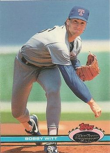 #96 Bobby Witt - Texas Rangers - 1991 Stadium Club Baseball