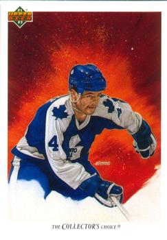 #96 Dave Ellett - Toronto Maple Leafs - 1991-92 Upper Deck Hockey