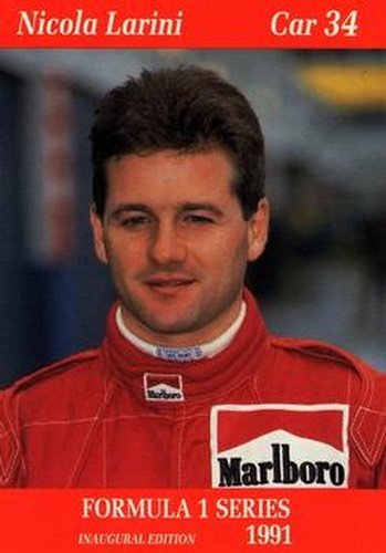 #96 Nicola Larini - Modena Team SpA - 1991 Carms Formula 1 Racing