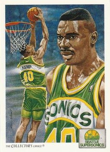 #96 Shawn Kemp - Seattle SuperSonics - 1991-92 Upper Deck Basketball