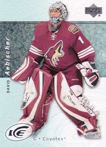 #96 David Aebischer - Phoenix Coyotes - 2007-08 Upper Deck Ice Hockey
