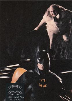 #96 In the exciting climax of Batman Returns, The - 1992 Stadium Club Batman Returns