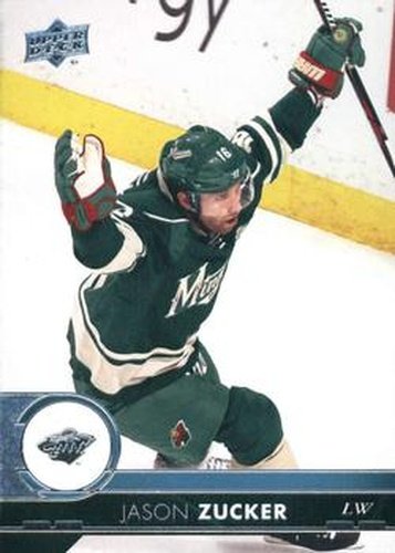 #96 Jason Zucker - Minnesota Wild - 2017-18 Upper Deck Hockey