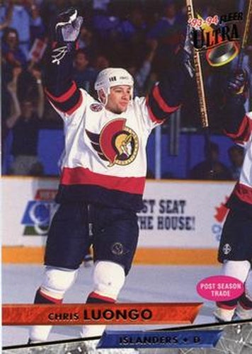 #96 Chris Luongo - New York Islanders - 1993-94 Ultra Hockey