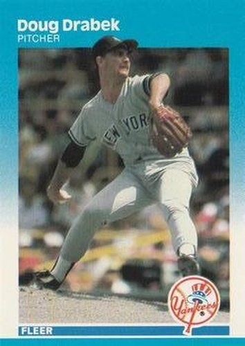#96 Doug Drabek - New York Yankees - 1987 Fleer Baseball