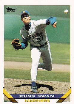#96 Russ Swan - Seattle Mariners - 1993 Topps Baseball