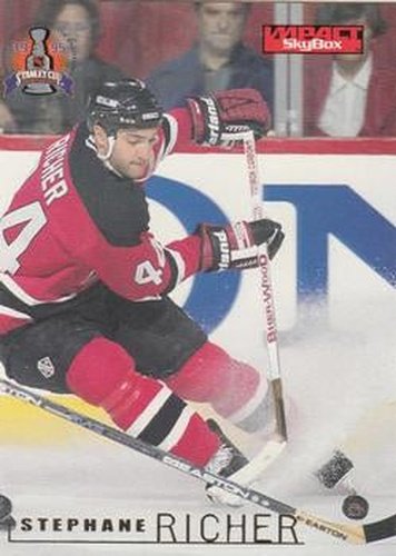 #96 Stephane Richer - New Jersey Devils - 1995-96 SkyBox Impact Hockey