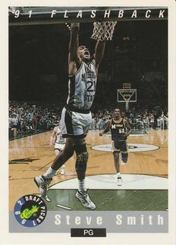 #96 Steve Smith - Michigan State Spartans - 1992 Classic Draft Basketball
