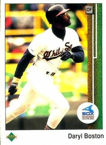 #496 Daryl Boston - Chicago White Sox - 1989 Upper Deck Baseball