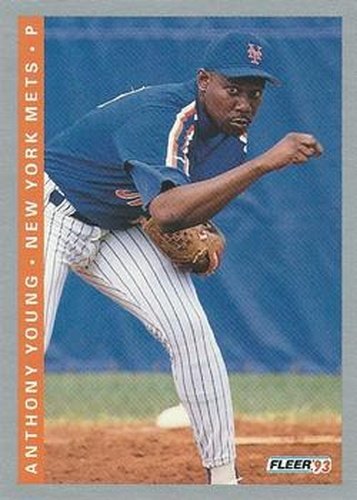 #96 Anthony Young - New York Mets - 1993 Fleer Baseball