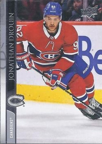 #96 Jonathan Drouin - Montreal Canadiens - 2020-21 Upper Deck Hockey