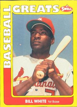 #96 Bill White - St. Louis Cardinals - 1991 Swell Baseball Greats