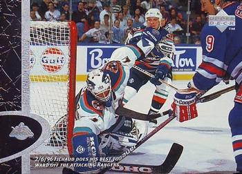 #96 Eric Fichaud - New York Islanders - 1996-97 Upper Deck Hockey