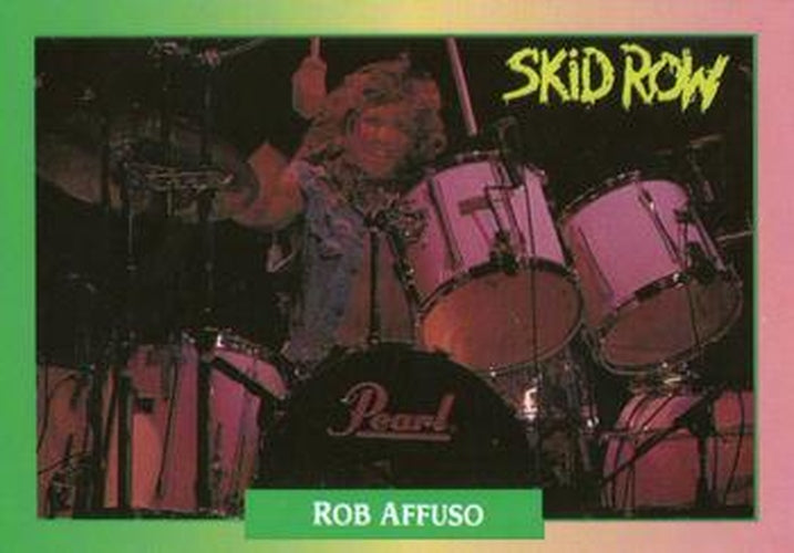 #96 Rob Affuso - 1991 Brockum Rock Cards