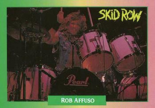 #96 Rob Affuso - 1991 Brockum Rock Cards