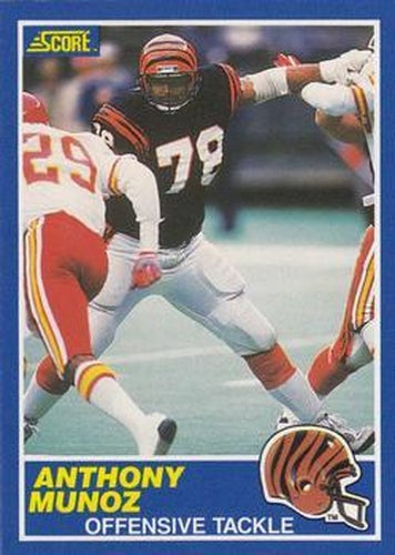 #96 Anthony Munoz - Cincinnati Bengals - 1989 Score Football