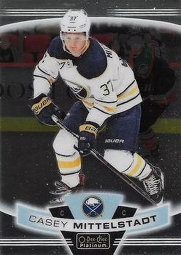 #96 Casey Mittelstadt - Buffalo Sabres - 2019-20 O-Pee-Chee Platinum Hockey