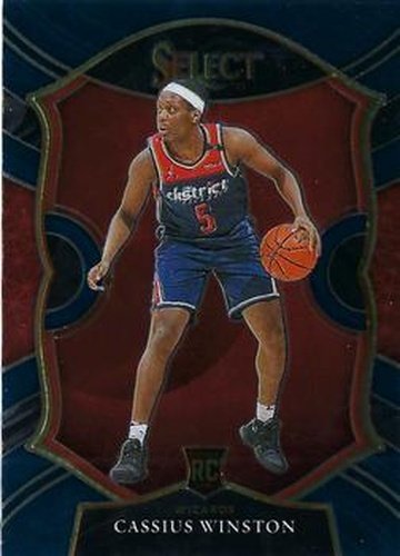 #96 Cassius Winston - Washington Wizards - 2020-21 Panini Select Basketball