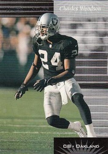 #96 Charles Woodson - Oakland Raiders - 1999 Donruss Football