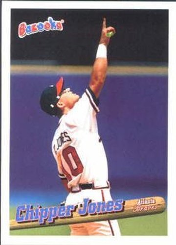 #96 Chipper Jones - Atlanta Braves - 1996 Bazooka Baseball