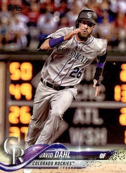 #96 David Dahl - Colorado Rockies - 2018 Topps Baseball