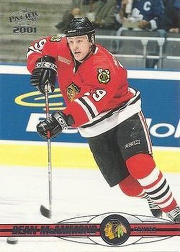 #96 Dean McAmmond - Chicago Blackhawks - 2000-01 Pacific Hockey