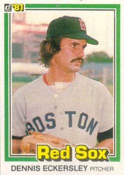 #96 Dennis Eckersley - Boston Red Sox - 1981 Donruss Baseball