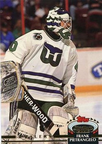 #96 Frank Pietrangelo - Hartford Whalers - 1992-93 Stadium Club Hockey