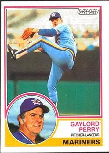 #96 Gaylord Perry - Seattle Mariners - 1983 O-Pee-Chee Baseball