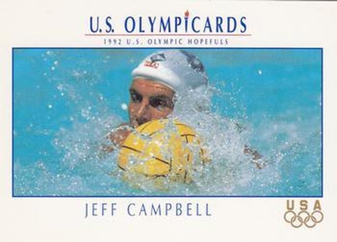 #96 Jeff Campbell - USA - 1992 Impel U.S. Olympic Hopefuls