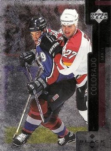#96 Joe Sakic - Colorado Avalanche - 1997-98 Upper Deck Black Diamond Hockey