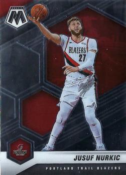 #96 Jusuf Nurkic - Portland Trail Blazers - 2020-21 Panini Mosaic Basketball