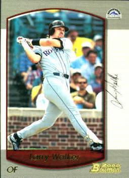 #96 Larry Walker - Colorado Rockies - 2000 Bowman Baseball