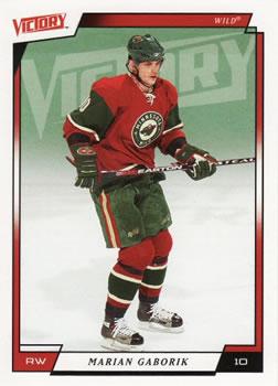 #96 Marian Gaborik - Minnesota Wild - 2006-07 Upper Deck Victory Hockey